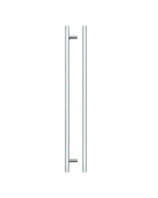 Zoo Hardware TDFPT-320-380CP T Bar Cabinet handle 320mm CTC, 380mm Total length Polished Chrome Finish