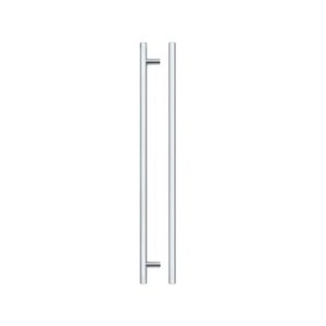 Zoo Hardware TDFPT-288-348CP T Bar Cabinet handle 288mm CTC, 348mm Total length Polished Chrome Finish
