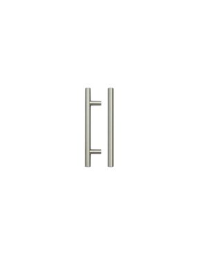 Zoo Hardware TDFPT-96-156BN T Bar Cabinet handle 96mm CTC, 156mm Total length Brushed Nickel Finish
