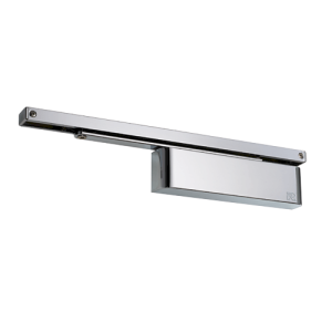 Rutland TS.11205 Door Closer EN 2-5 Cam Action Door Closer c/w Semi-Radius Cover & Slidearm Polished Nickel