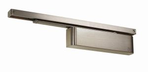 Rutland TS.11205 Door Closer EN 2-5 Cam Action Door Closer c/w Semi-Radius Cover & Slidearm Satin Nickel