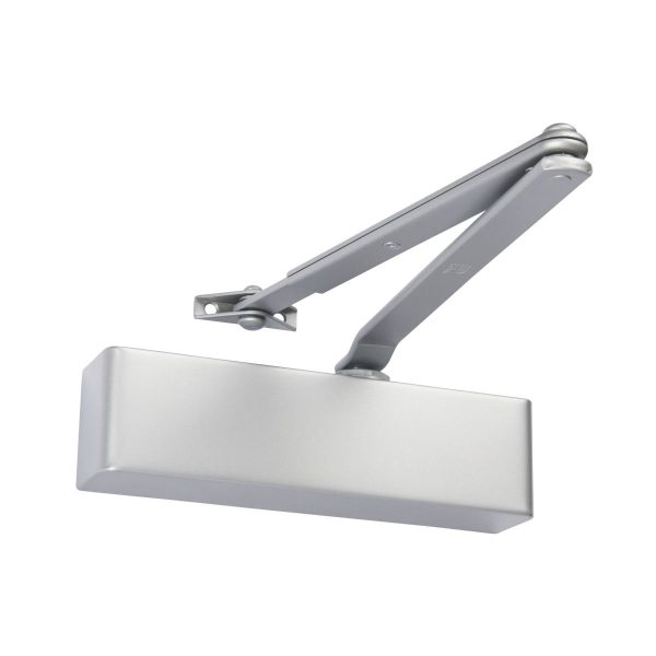 Rutland TS.4204 Door Closer c/w Cover, Flatbar Armset Satin Nickel