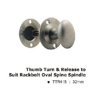 TTR415SC Thumb Turn & Release to Suit Rackbolt Oval Spine Spindle