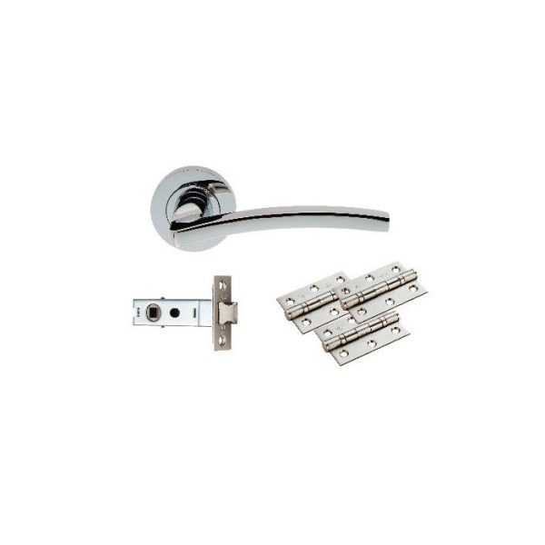 CARLISLE BRASS - UDP009CP-INTB TAVIRA LATCH PACK - ULTIMATE DOOR PACK