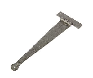 370x132x4mm T hinge Patina pewter finish