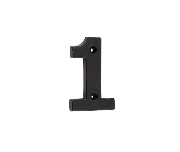 75mm Numeral 1 Black finish