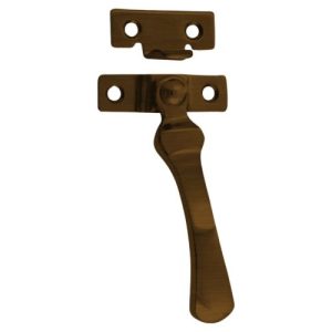 Acre & Clutton Wedge Pattern Window Casement Fastener 100mm - Antique Brass