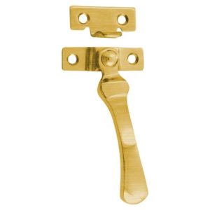 Acre & Clutton Wedge Pattern Window Casement Fastener 100mm - Satin Brass