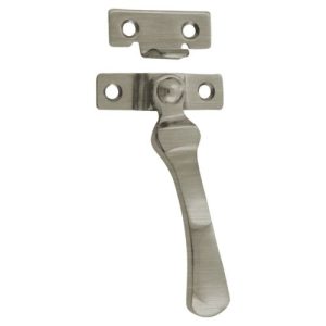 Acre & Clutton Wedge Pattern Window Casement Fastener 100mm - Satin Nickel