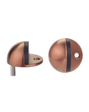 Zoo Hardware ZAS06B-PVDBZ Door Stop Floor Mounted - Oval - PVD Bronze
