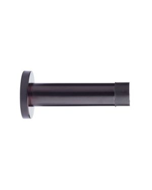 Zoo Hardware ZAS07-ETB Door Stop - Cylinder - 70mm Projection With Rose - PVD Etna Bronze