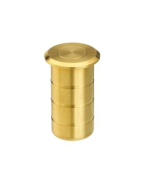 Zoo Hardware ZAS14-PVDSB Dust socket for flush bolt-concrete 20x38mm - Satin Brass Finish
