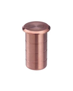 Zoo Hardware ZAS14-TRG Dust socket for flush bolt-concrete 20x38mm - Rose Gold Finish
