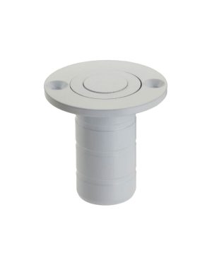 Zoo Hardware ZAS14A-PCW Dust socket for flush bolt-to Suit Wood - White Finish
