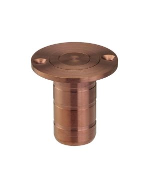 Zoo Hardware ZAS14A-PVDBZ Dust socket for flush bolt-to Suit Wood - Satin Bronze Finish
