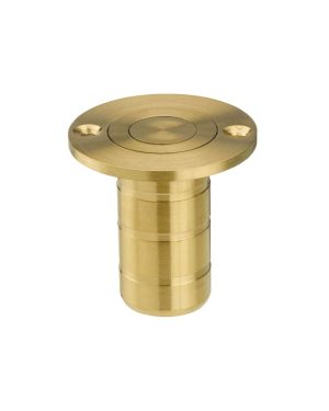 Zoo Hardware ZAS14A-PVDSB Dust socket for flush bolt-to Suit Wood - Satin Brass Finish
