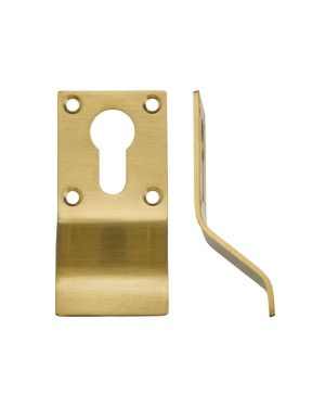 Zoo Hardware ZAS16-PVDSB Cylinder Latch Pull - Euro Profile - 88mm x 43mm - PVDSB
