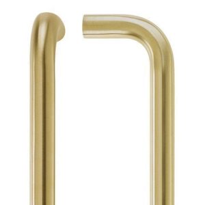 Zoo Hardware ZCSD300-PVDSB 19mm X 300mm Bolt Fix Pull Handle - Rosso - PVD Satin Brass
