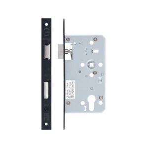 Zoo Hardware Mortice Escape Sashlock - 72mm Centres, 60mm Backset - Square Forend, Powder Coated Black ZDL7260ESC-S-PCB
