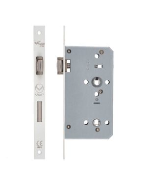 Zoo Hardware ZDL7260LL-PCW DIN lift To Lock - 72mm c/c 1 Pc Forend Square Powder Coated White
