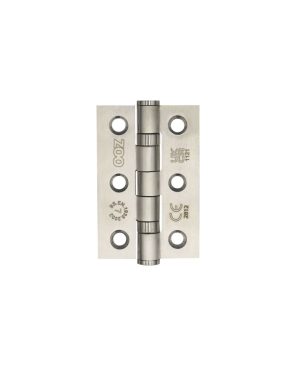 Zoo Hardware Door Hinges Stainless Steel Ball Bearing Grade 7 Certifire UKCA/CE 76mm Polished Stainless Steel
