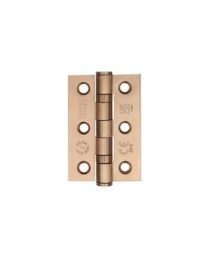 Zoo Hardware Door Hinges Stainless Steel Ball Bearing Grade 7 Certifire UKCA/CE 76mm Tuscan Rose Gold
