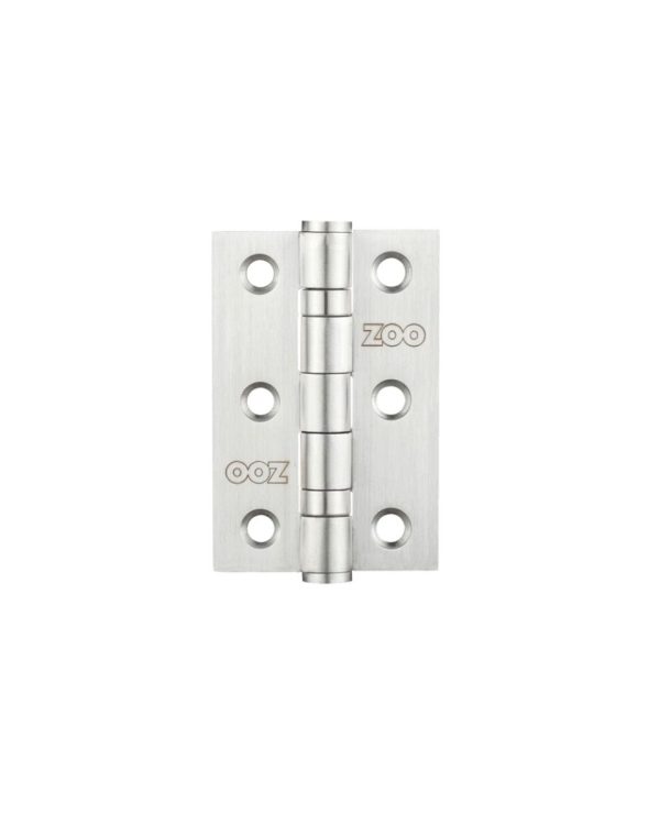 Zoo Hardware ZHSS232 Grade 7 Fire Door Hinge 76x50x2mm Satin Stainless Steel