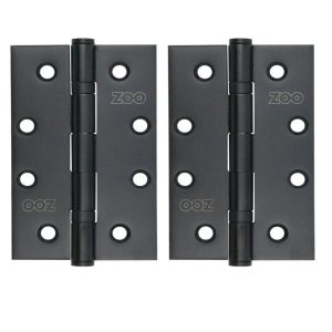 Zoo Hardware ZHSS63MB Slim Knuckle Bearing Hinge Stainless Steel - Grade 201 - 102 x 63 x 2.5mm - Matt Black
