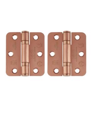 Zoo Hardware ZHSS7667R-PVDBZ Grade 11 Hinges - Ball Bearing 76mm x 67mm x 2.5mm Radius Corner - PVD Bronze
