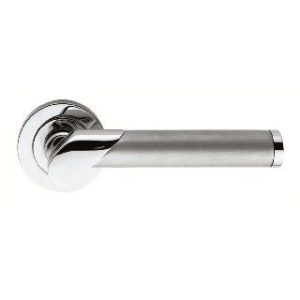 CARLISLE BRASS - ZIN3139PC-SC SEROZZETTA IRWIN LEVER ON ROUND ROSE CONCEALED FIX - (DUAL FINISH)