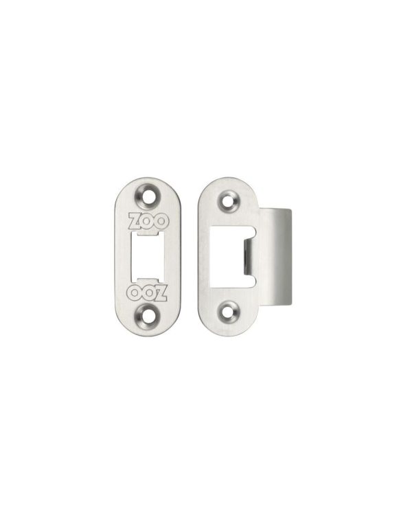 Zoo Hardware ZLAP01R-PCW Spare Radius Acc Pk for Heavy Duty Tubular Latch - Powder Coated White