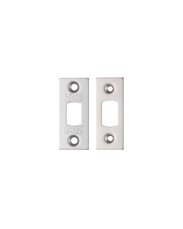 Zoo Hardware ZLAP02-PCW Spare Sq.Acc Pk for Heavy Duty Tubular Deadbolts - Powder Coated White