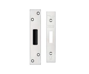 Zoo Hardware ZLAP11R-PCW Spare Radius Acc Pk for UK Deadlock - Contains Forend, Strike & Screws - Powder Coated White
