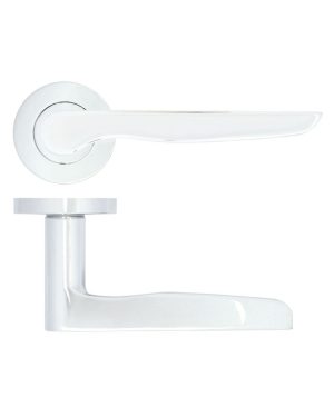 Zoo Hardware ZPA080-CP Vigo Door Handle on Rose Polished Chrome
