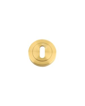 Zoo Hardware ZPZ002-FSB Escutcheon Standard Profile (50mm Dia.) Pvd Satin Brass
