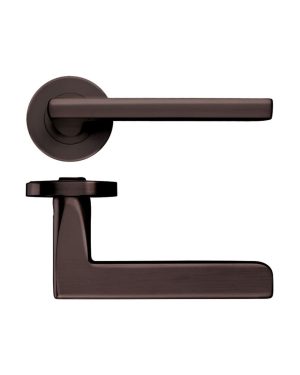 Zoo Hardware ZPZ070-ETB Venice Door Handle - Screw On Rose Pvd Bronze
