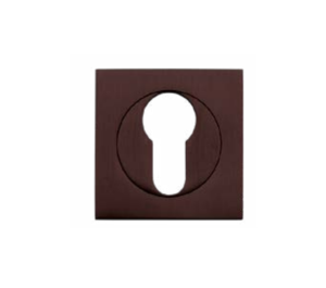 Zoo Hardware ZPZSQ001-ETB Square Escutcheon - Euro Profile Pvd Bronze