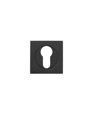 Zoo Hardware ZPZSQ001-OMB Square Escutcheon - Euro Profile Matt Black
