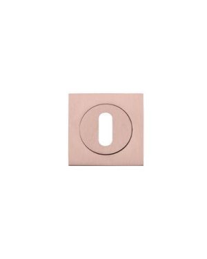 Zoo Hardware ZPZSQ002-TRG Square Escutcheon - Standard Keyway Rose Gold
