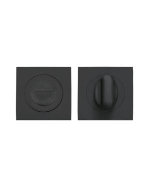 Zoo Hardware ZPZSQ004-OMB Turn & Release - on Square rose Matt Black
