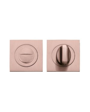 Zoo Hardware ZPZSQ004-TRG Turn & Release - on Square rose Rose Gold
