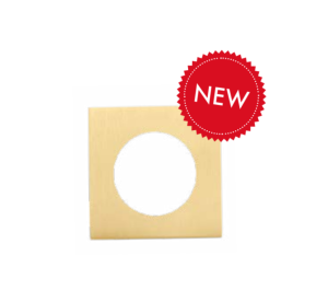 Zoo Hardware ZPZSQSR-FSB ZPZ Spare Square Rose Pack Pvd Satin Brass
