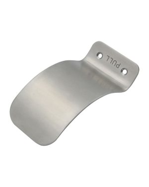 Zoo Hardware ZS-HFP001PFF-SSS Hands Free Pull Face Fixed Side - Pressed Body Satin Stainless Steel
