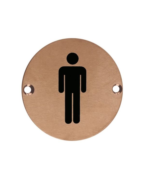 Zoo Hardware ZSS01-PVDBZ Sex Symbol - Male - 76mm Dia PVD Bronze