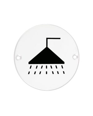 Zoo Hardware ZSS04-PCW Sex Symbol - Shower - 76mm - Powder Coated Matt White
