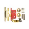 Era Euro Mortice Sashlock Keyless Egress 76mm Complete Polished Brass