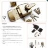 Era British Standard Double Locking High Security Nightlatch Door Lock 40mm Backset 1830 Satin Nickel