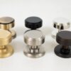 Millhouse Brass Boulton Solid Brass Stepped Mortice Knob on Concealed Fix Rose - Antique Brass MH350SMKAB