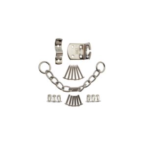 PVCU DOOR CHAIN.BRASS.POLY BAG SATIN CHROME