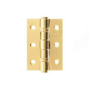 Atlantic AH322EB Ball Bearing Hinge 3" x 2" x 2mm - Polished Brass